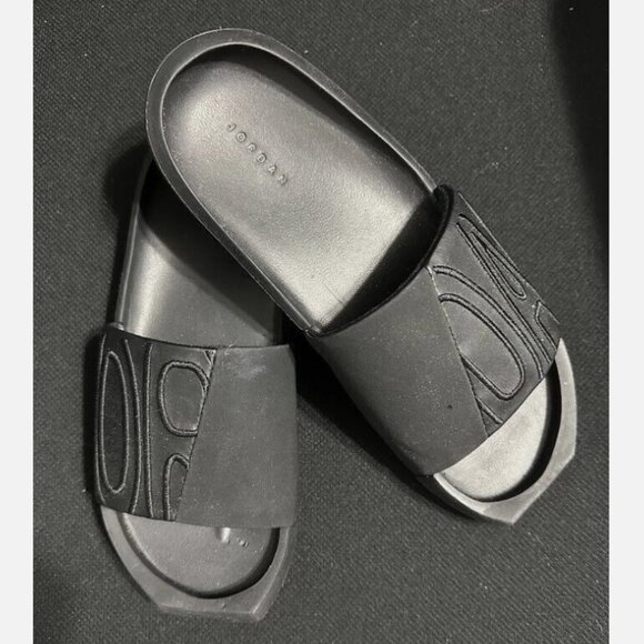 Nike Air Jordan NOLA Slide Sandals “Triple Black” Women's Size 6 - Picture 2 of 11